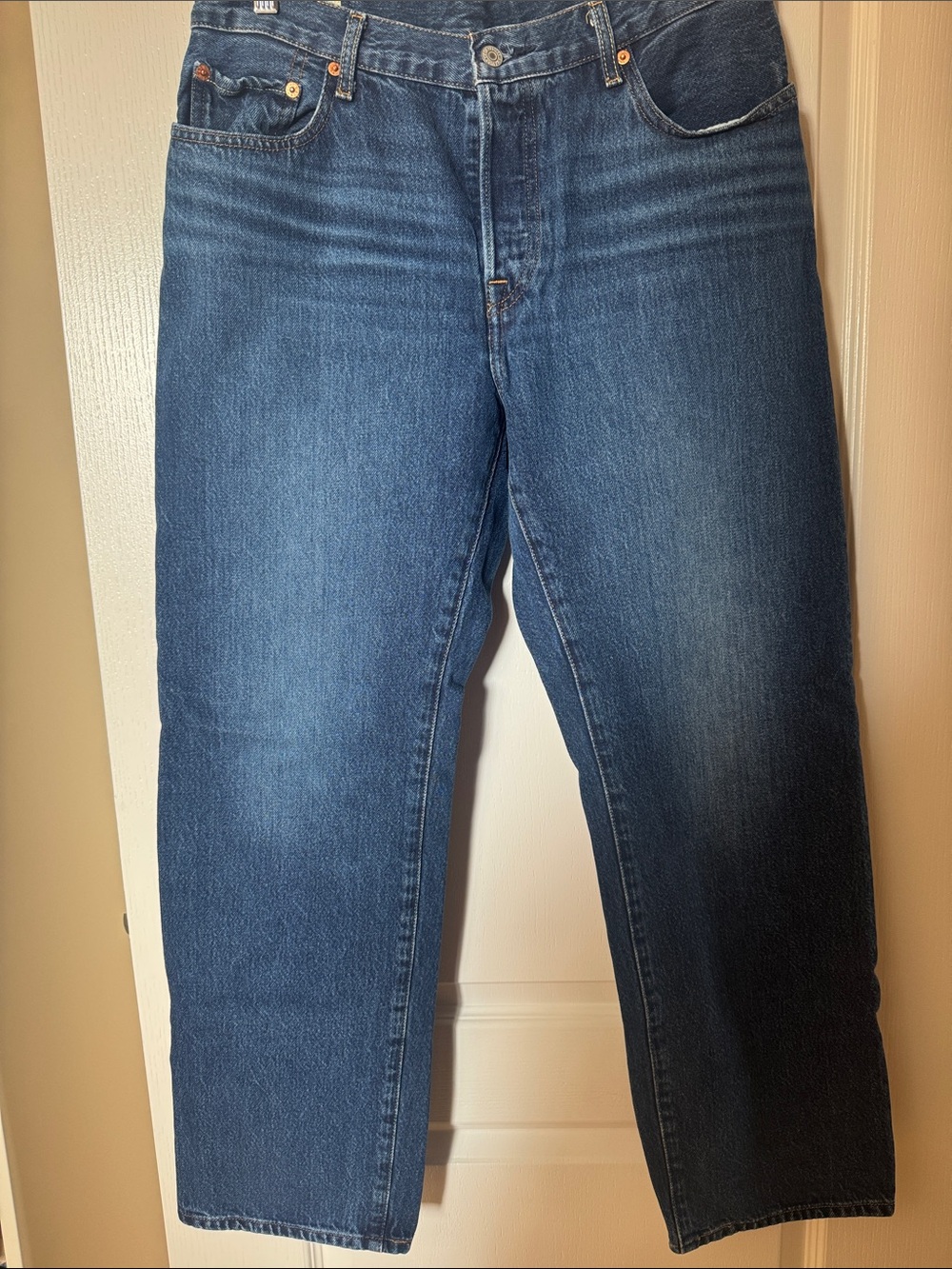 Levi's Dark Blue Women's Straight-Leg Jeans